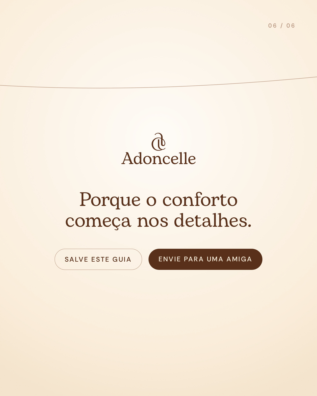 Encerramento do carrossel Adoncelle com chamada para ação